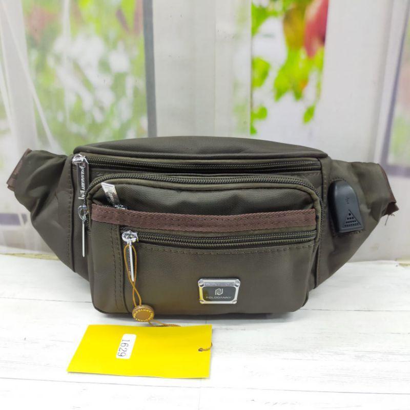 Cod Tas Pinggang Polo Danny Asli Tas Slempang  Pria Waistbag Polo Danny Termurah