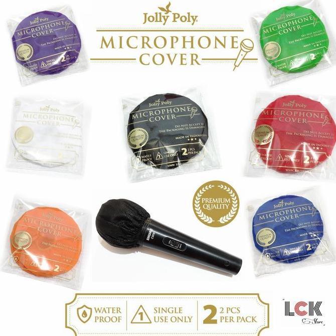 Msu- Shure Microphone Cover Rna / Shure Mic /Sarung Mic Bahan Kain Filter
