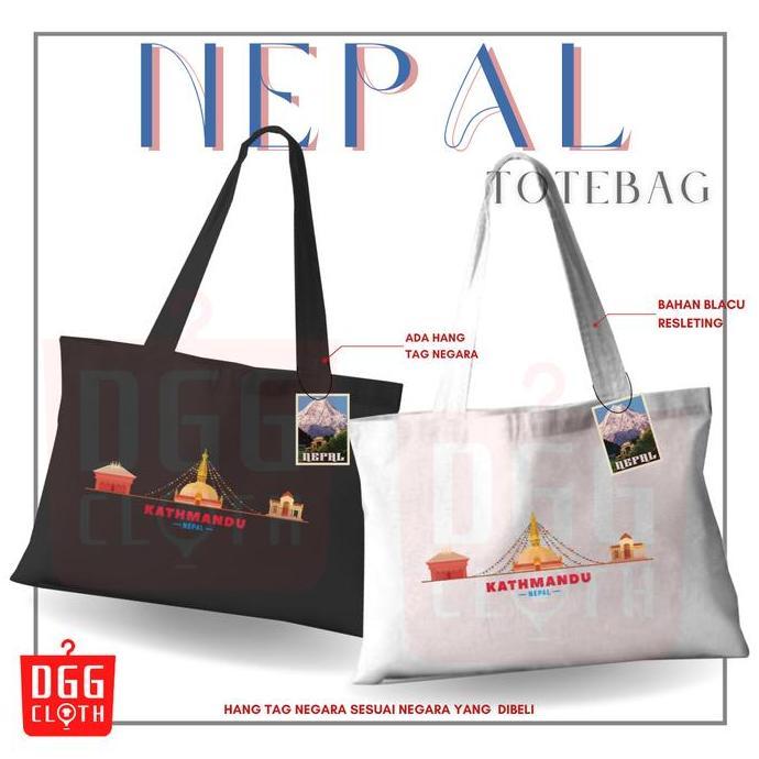 DGGClothing Totebag Souvenir Nepal Tas Oleh Oleh Nepal Model 4