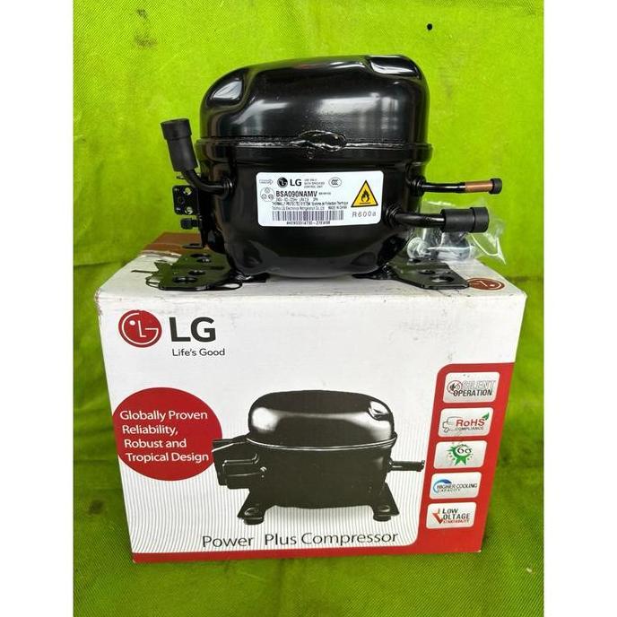 COMPRESSOR KOMPRESSOR KULKAS LG INVERTER BSA090NAMV FREON R600A 1/4HP HS27