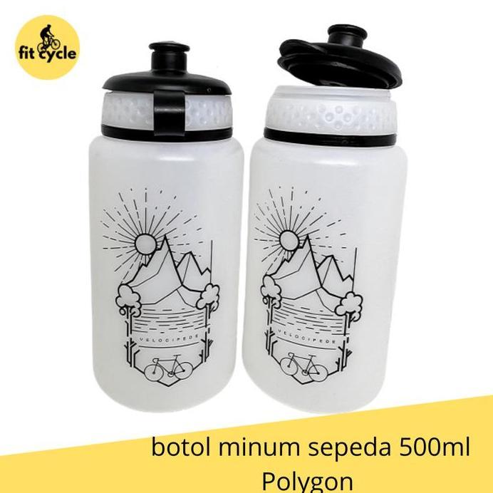 Botol minum sepeda Polygon Velocipede 500ml bidon