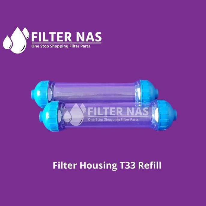 T33 Filter Housing Clear Refillable