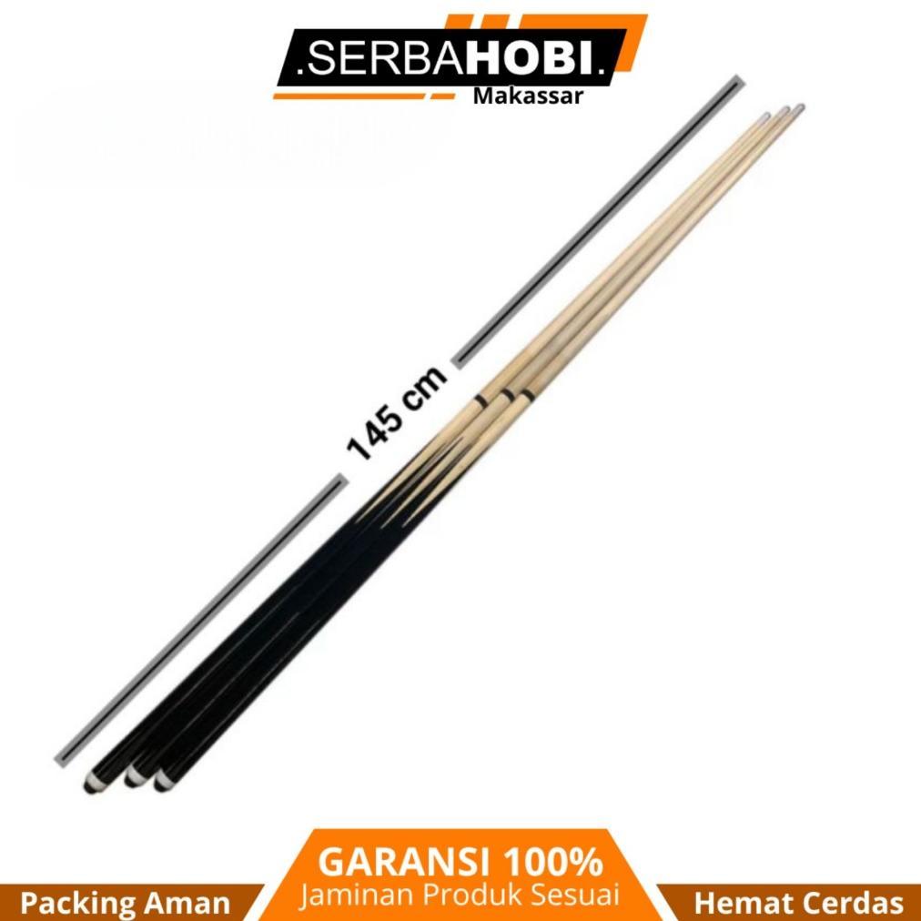 BESTPROMO STICK STIK BILLIARD PATAH 2 / STIK BILLIARD KEKINIAN DENGAN PENYAMBUNG / STIK BILLIARD BER