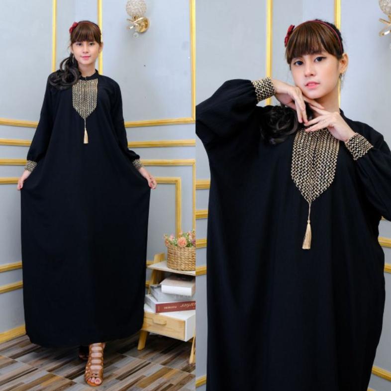 NEW PRODUCT GAMIS JUMBO KAFTAN SULTAN CRINKLE AIRFLOW PREMIUM KAFTAN POLOS RENDA