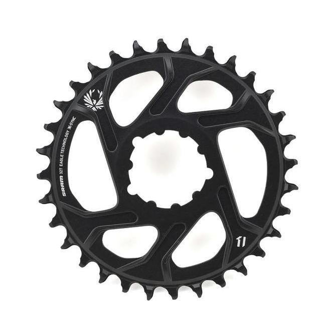 CHAINRING SRAM X-Sync 2 Eagle Direct Mount Chainring Black 1 x 10/11/12 Speed Single 3mm Offset/Boos