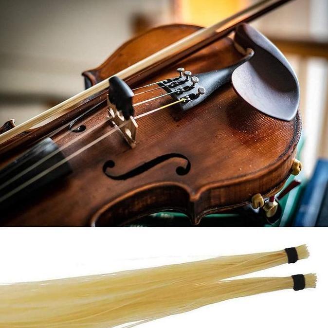 MONTMERY Hair Bow Violin / Bow Hair / Hair bow  / rambut untuk Violin Rambut Kuda Asli