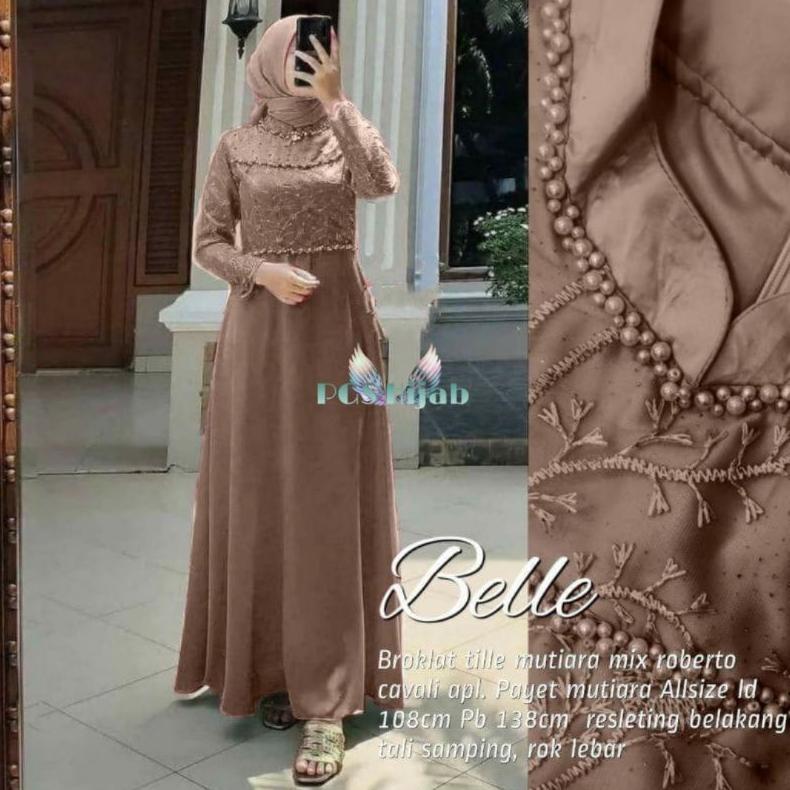 HEMAT HELEN MAXY SONIA DRESS JUMBO MUTIARA BRUKAT GAMIS KONDANGAN SIMPLE MEWAH LILAC WARDAH XXXL LD 