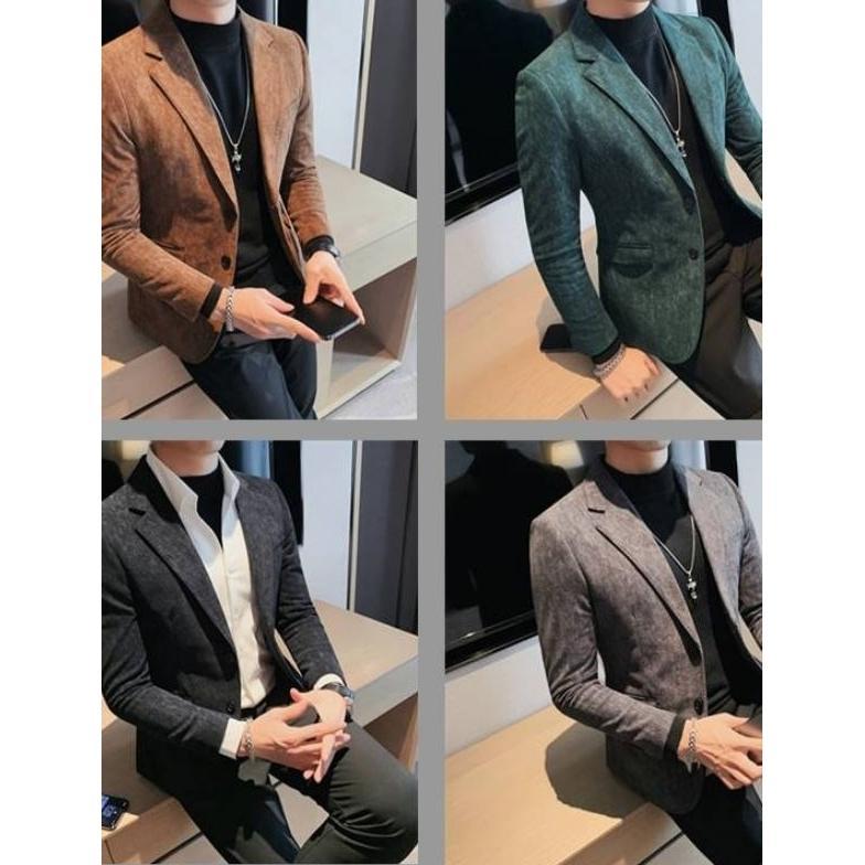 BESTPROMO JAS BLAZER PRIA CORDUROY BLAZER CORDUROY SLIM FIT JAS CORDUROY
