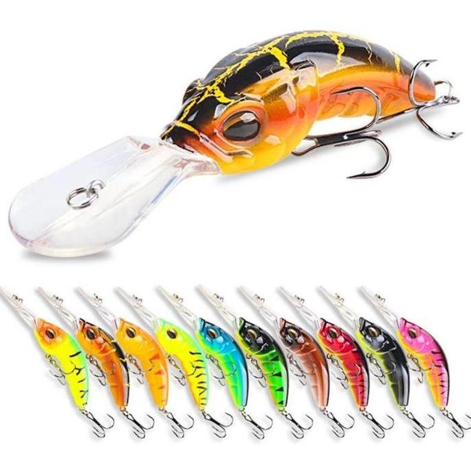 Aquasite Fishing Gears Minnow Bongkok Floating Lidah Panjang Model Terbaru 10 Pilihan Warna Bionik R