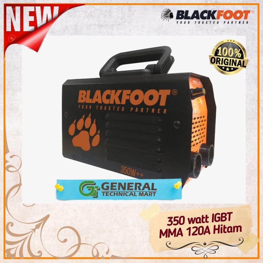 Blackfoot Mesin Travo Las Travo Inverter 350 watt IGBT MMA 120 A Hitam