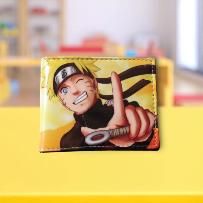 Diskont Dompet Lipat Anak Laki-Laki Naruto Kuning