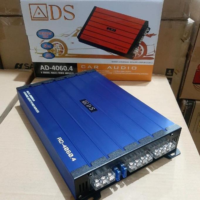 POWER 4 CHANNEL ADS 4060 AMPLIFIER ADS 4 CHANNEL