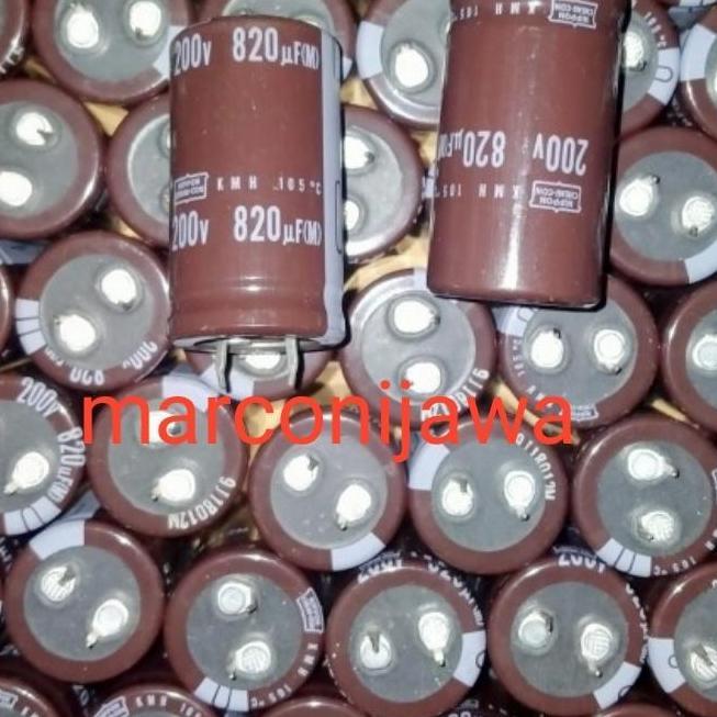 CAPASITOR 820UF 200V COKLAT BL27