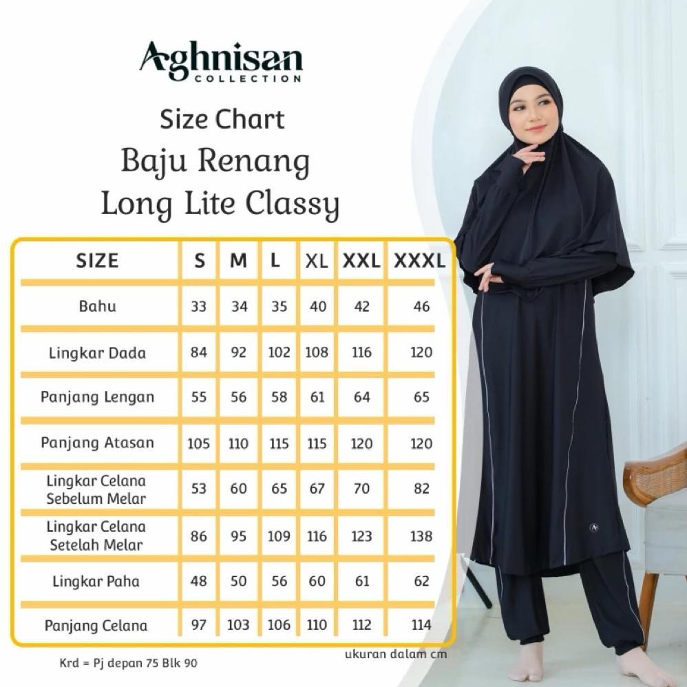 Sale Long Lite Classy Baju Renang Olahraga Muslimah Syar'i Butik Salisa