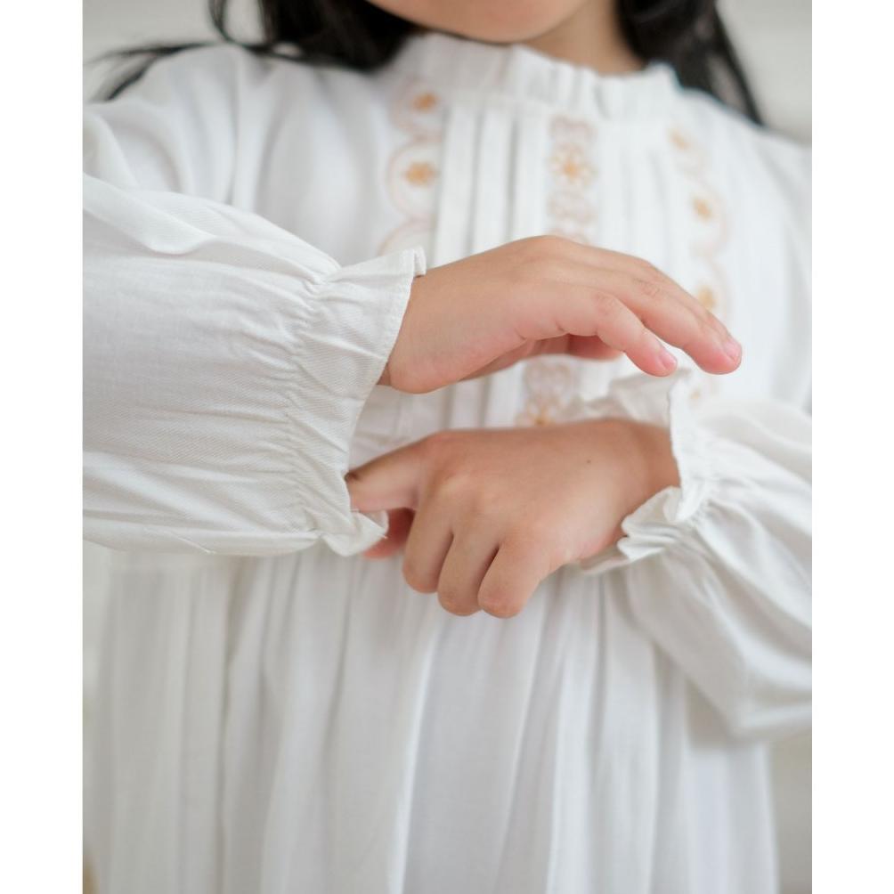 NEW LOA STUDIOS KIDS -  KAMILA DRESS ANAK GAMIS ANAK PEREMPUAN RAYA COLLECTION KAMILA GAMIS