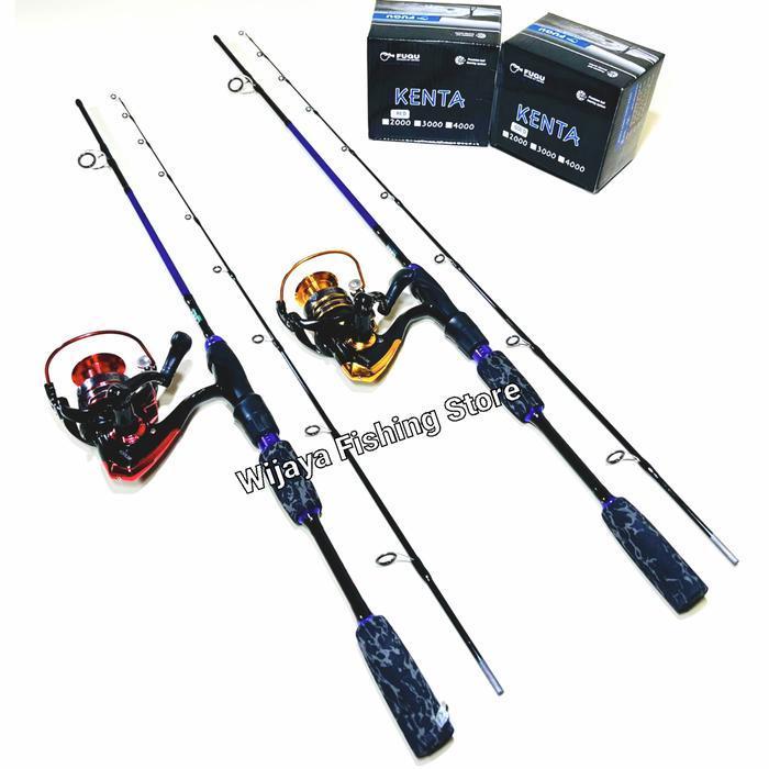 Set Joran Spinning Fugu Gozira 150 165 180 dan Reel Fugu Kenta