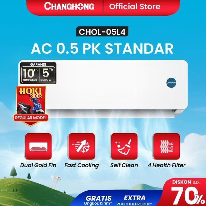 Diyahabadi73 - CHANGHONG AC 1/2 PK Standar CHOL-05L4