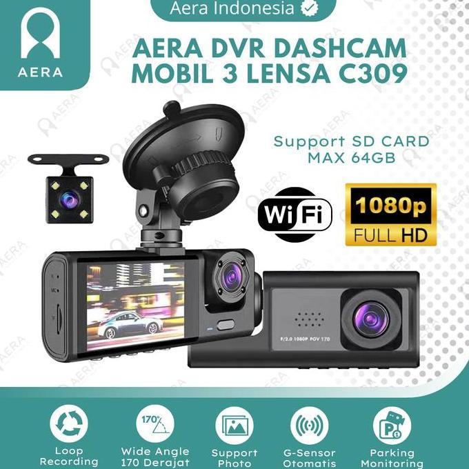 Dvr Dashcam Mobil C309 - Kamera DVR Mobil terlaris
