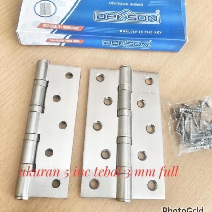 Engsel 5 Inc Dekkson Engsel 5 Inc Dekkson Engsel 5 Inch Dekkson Stainless Tebal Terlaris