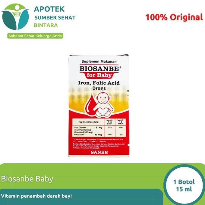 Higher- Biosanbe Baby Drop/Biosanbe Kids Sirup - Vitamin Anak Dan Bayi