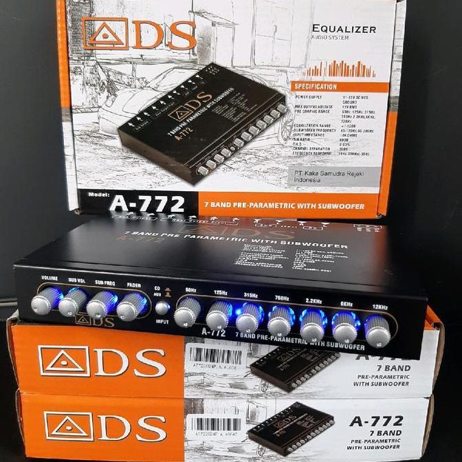 PreAmp Equalizer Parametrik Audio High Quality Pre Amp ADS 772