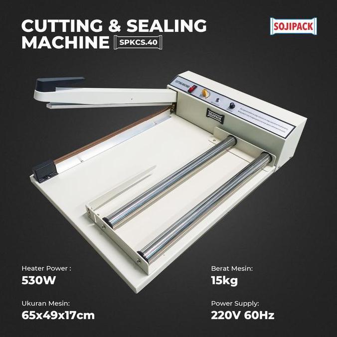 Mesin Sealer Cutting Plastik Wrapp Shrink Mesin Potong Plastik / CUTTING & SEALING MACHINE Sojipack