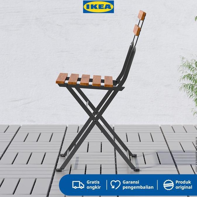 ovandakiseller - ikea tarno kursi lipat outdoor 39 x 40 cm kayu plastik