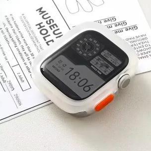 HOT SALE Bumper Apple Watch Soft Case Colorful iWatch Ultra i8 9 8 SE T55 Pelindung Smartwatch