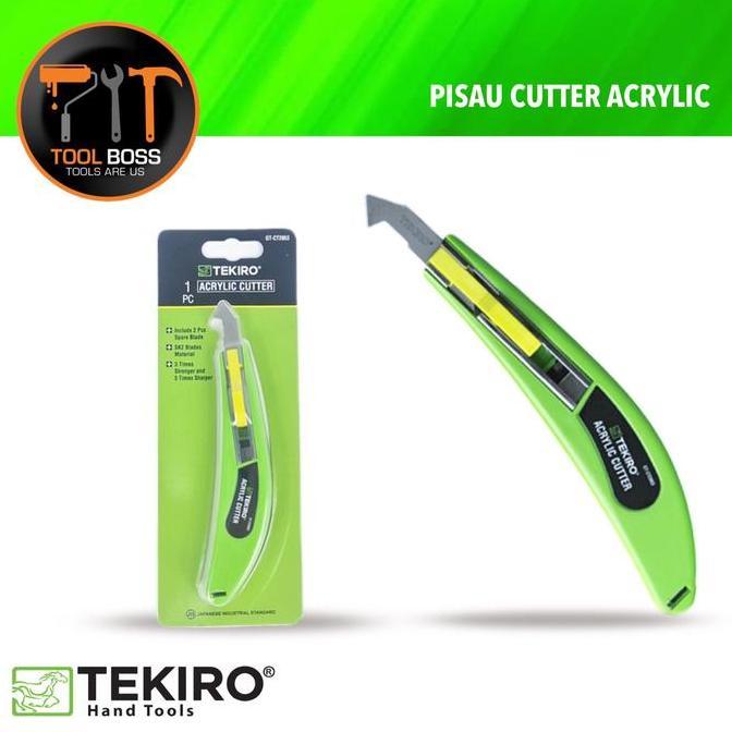 TEKIRO PISAU CUTTER ACRYLIC PEMOTONG CUTTING AKRILIK HPL