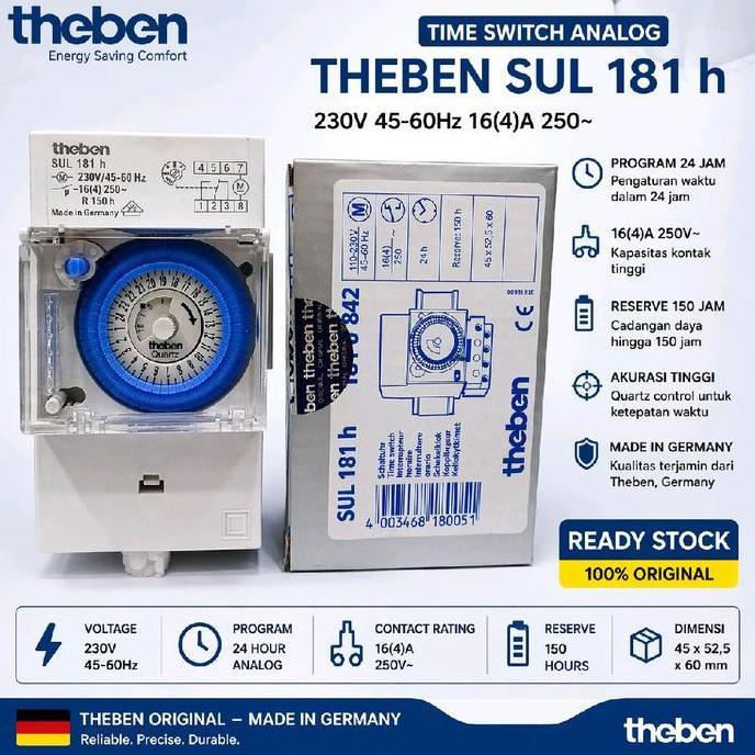 cvfolka Timer Theben H Sul 181 / Timer Theben Sul 181 H Original Germany / Timer analog Theben Sul18