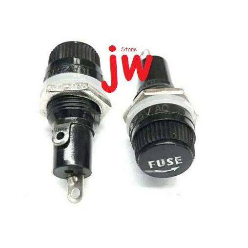 Murah (3) Fuse Holder Drat Kecil Besar Panel Mount Box Rumah Tempat Sekring 5x20 6x30 mm NH18 NH019 
