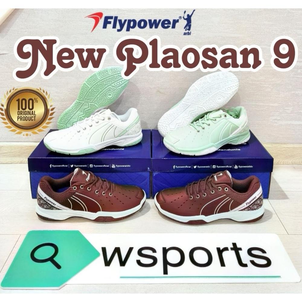 NEW [Boleh Tukar Ukuran] Sepatu Badminton Flypower Plaosan Pawon Kalasan 4 5 6 7 9 04 05 06 09 Origi