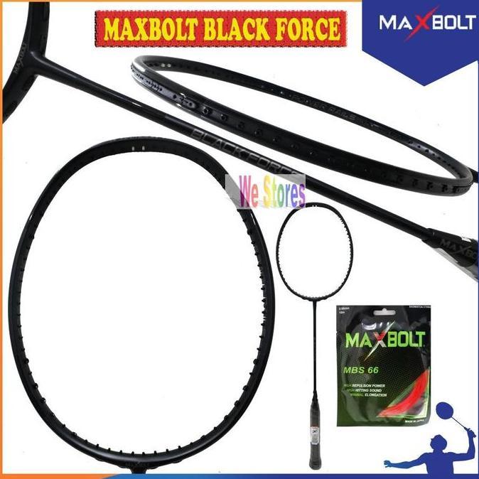 musli.store MAXBOLT Black Force Raket Badminton MAXBOLT Black Force Diskon