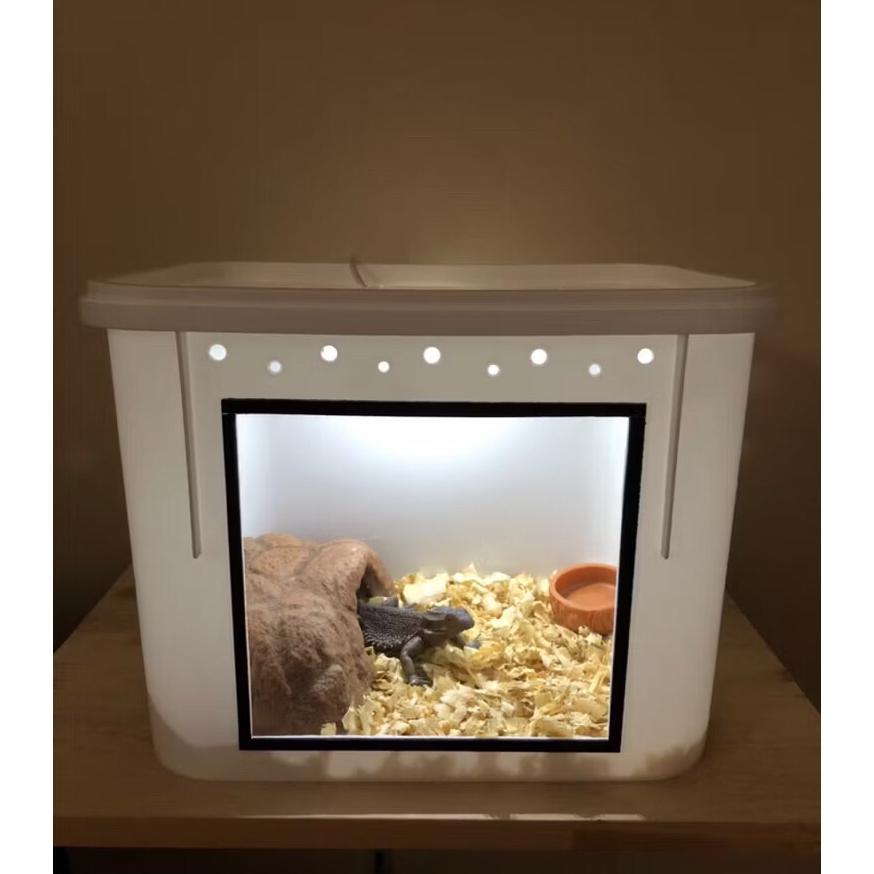 Kandang Reptil Dan Hamster Uk 27X19X20Cm ( Gecko ,Kadal, Iguana, Katak, Dll )
