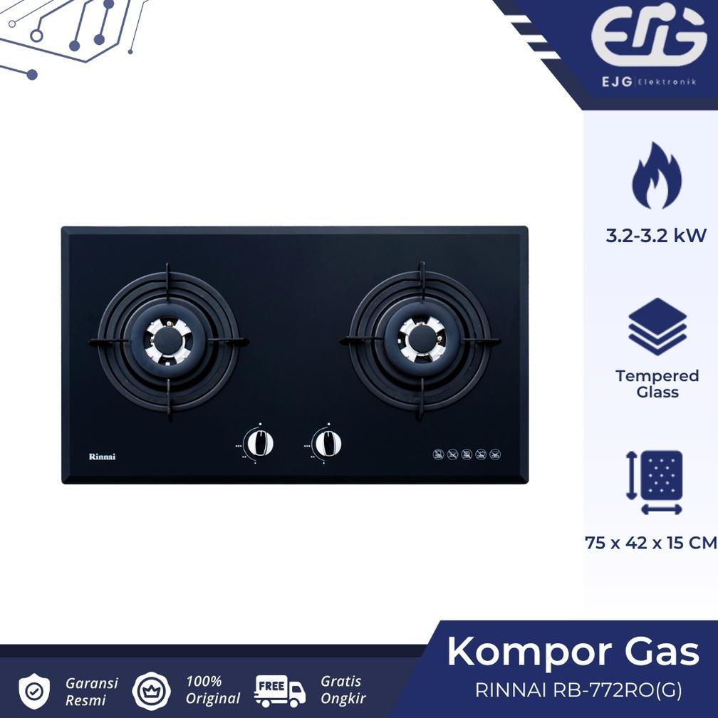 NEW Kompor Tanam Rinnai RB-772RO (G) || RB 772 RO || Rinnai RB772RO (G) [terbaik][terlaris]