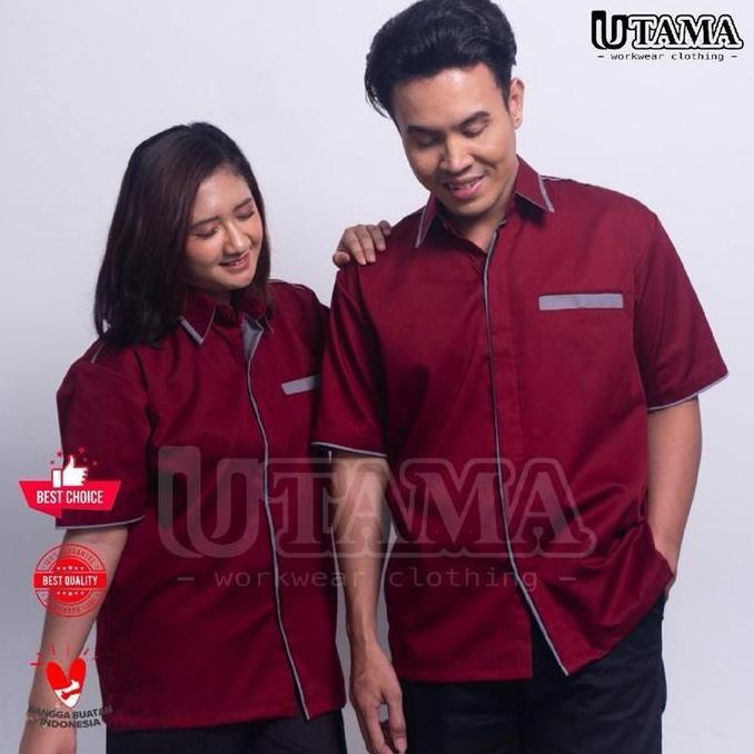 PROMO / Kemeja Kerja Karyawan - Seragam Pegawai - Baju Kerja Karyawan Kantor - Baju Kerja Formal Ter