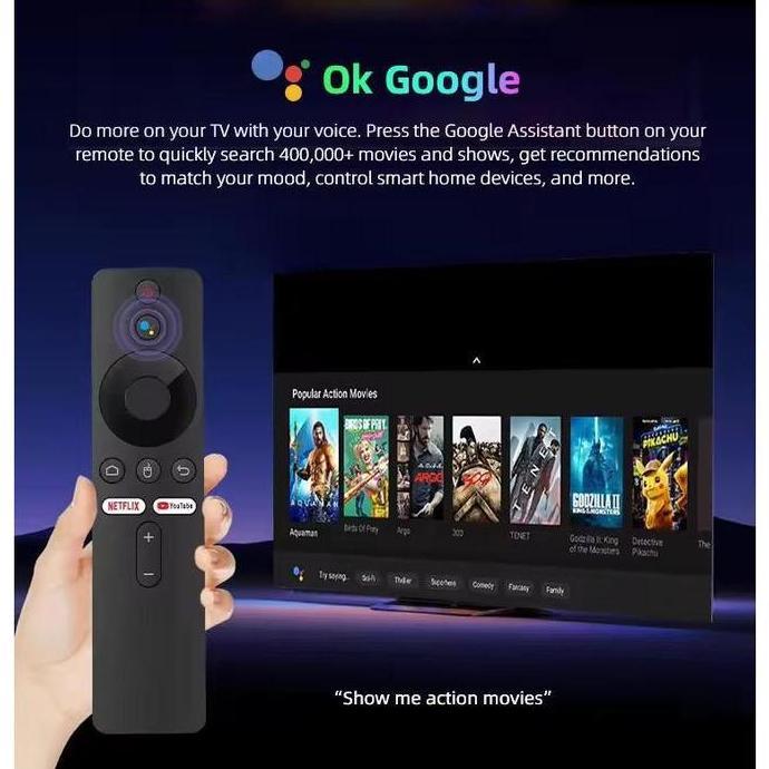 Android TV BOX WESTAR 4K Bluetooth Voice Ultra HD Media Player ME [terbaik]