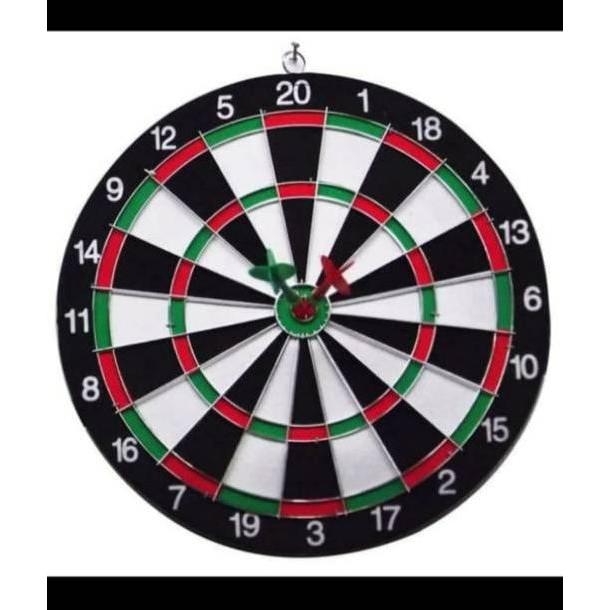 Promo Dart Board 17" /Papan Dart Board Besar Cod