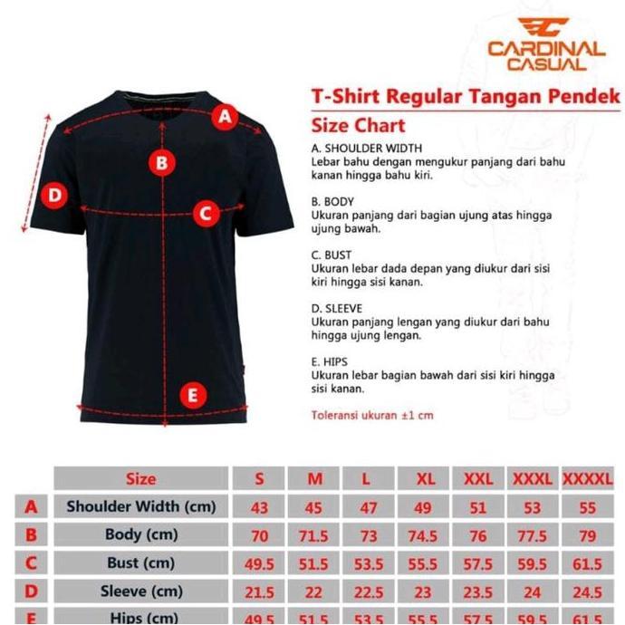 KAOS CARDINAL ORIGINAL PREMIUM PUTIH