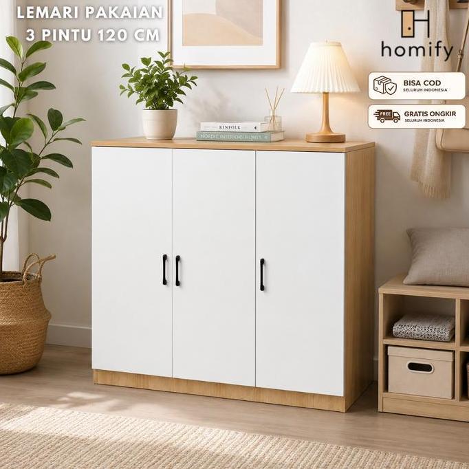 Terlaris Lemari Pakaian 3 Pintu Lemari Baju 3 Pintu Lemari Pakaian Minimalis Lemari Baju Minimalis L