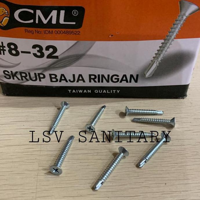 Sekrup Baka Ringan Grc Putih Camel 8 X 32
