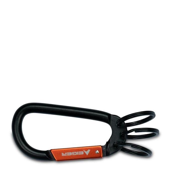EIGER OCHAIN CARABINER KEYCHAIN BLACK