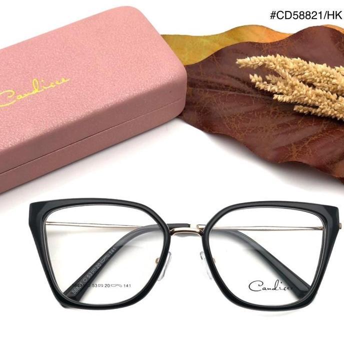 FRAME KACAMATA MINUS CAT EYES WANITA CANDICEE 58821 PREMIUM QUALITY