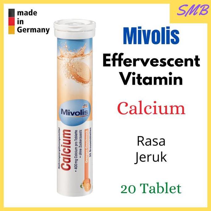 Medova Mivolis DM Calcium CDR Jerman 20 Effervescent Kalsium (READY)