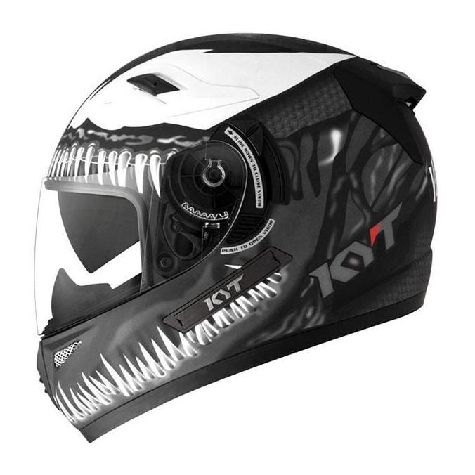 Termurah Helm Kyt K2 Rider Venom Black Dof Gunmetal Helm Full Face