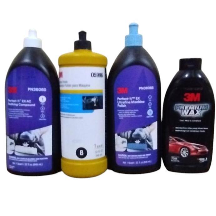 Satu Set lengkap Kompon 3M Poles Salon Mobil Dan Detailing