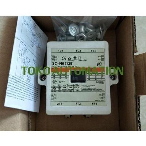 SC-N6 SCN6 SC-6N SCN-6 125A 220V MAGNETIC CONTACTOR PX33 TKPU27