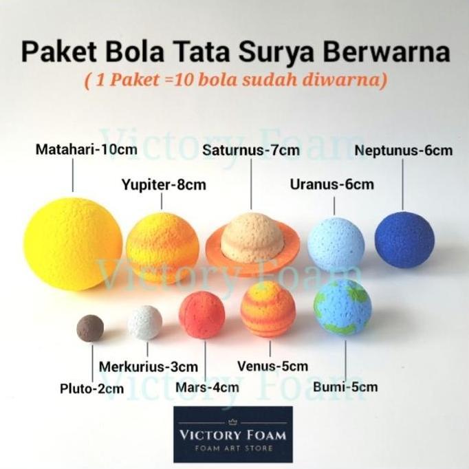 Ready Stok Paket Bola Tata Surya Berwarna