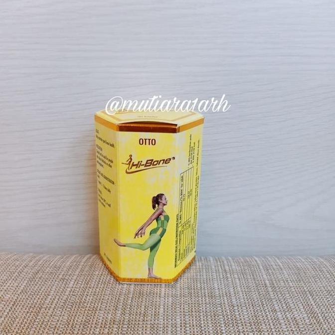 OTTO HI Bone Kuning ISI 30 Suplemen Makanan Mencegah & Mengobati Osteoporosis Wanita Pra & Pasca Men
