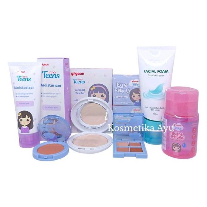 Bubu- Paket Peon Make Up Untuk Anak - Anak/Paket Make Up Lengkap Bedak Eyeshadow Blush On